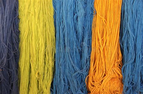 Various Colorful Strings of Yarn Stock Image - Image of arequipa ...