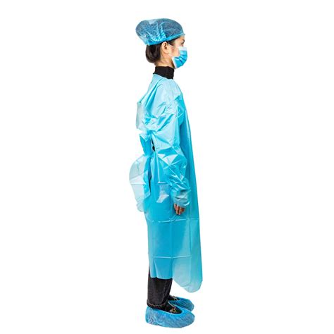 Isolation Gown Disposable Cpe Isolation Gown Aami Level 1 Standard