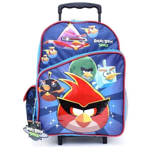 Kids Backpacks Rolling Angry Birds Space 16 Quot Large Rolling Backpack