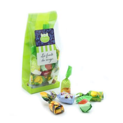 SACHET BONBONS FOURRÉS FRUITS 100g x6 ADG Diffusion fr