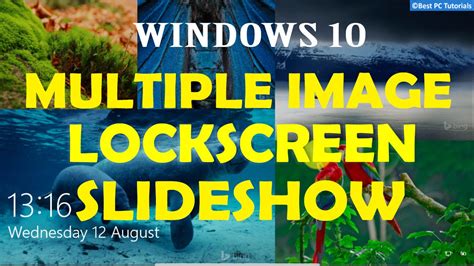 Windows 10 lock screen slideshow - mozriver