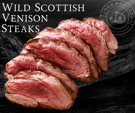 Red Deer Venison Steaks John Davidsons