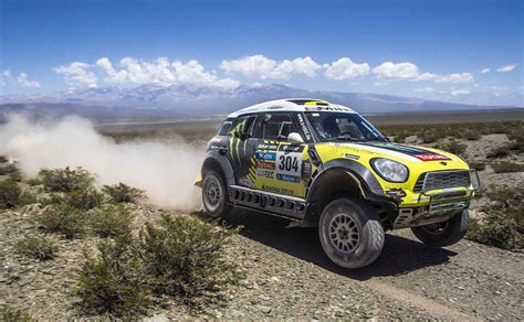 X Raids Joan Roma Drives Mini All4 Racing To 2014 Dakar Rally Victory