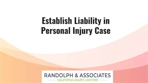 Ppt Establish Liability In Personal Injury Case Powerpoint