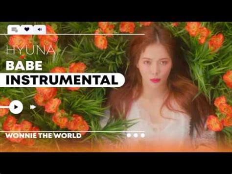 HyunA BABE Instrumental YouTube