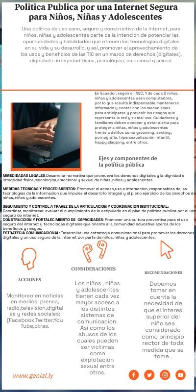 Infografia De Politica Publica Por Una Internet Segura