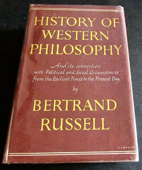 History Of Western Philosophy Its Connection With Political Social