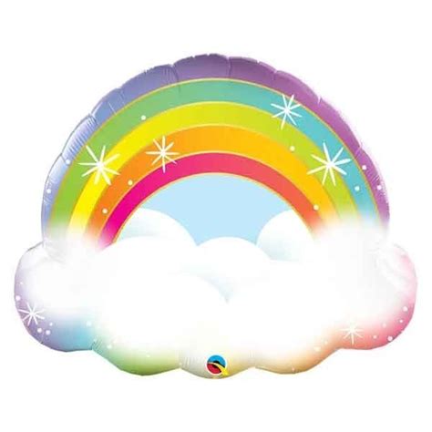 GLOBO 32 FOIL FORMA NUBE ARCOIRIS