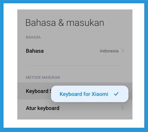 Cara Setting Keyboard Hp Xiaomi TintaTeras