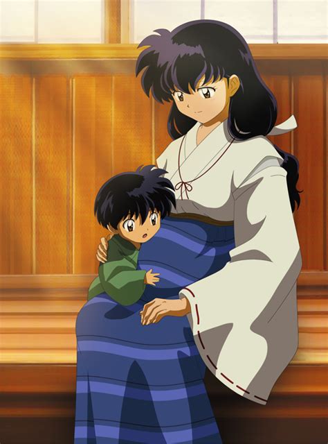 Kagome And Inuyashas Son With A Pregnant Kagome Inuyasha Inuyasha