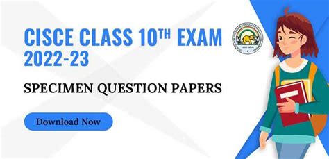 Cisce Class 10th Exam 2022 23 Specimen Question Papers