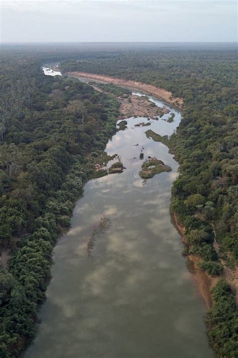 Aerial View Of Gambia River In Senegal Stock Photo - Image of senegal, aerial: 141052416