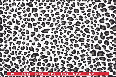 Svg Leopard Skin Seamless Pattern Digital Clipart By Designstudiorm