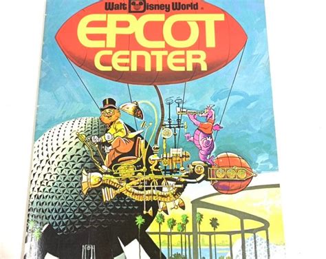 Epcot Center Coloring Book A Golden Book Published In 1983 Walt Disney