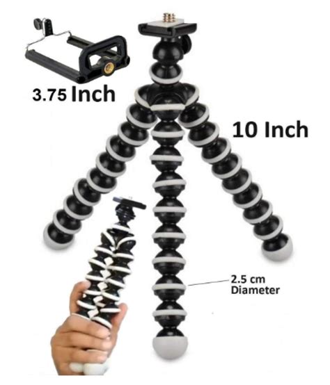 Aeoss Gorilla Tripod Mini Tripod 13 Inch For Mobile Phone With Holder