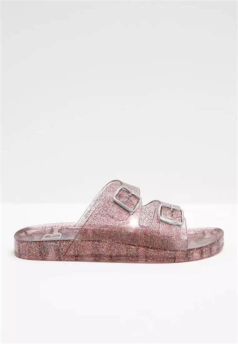 Jual Berrybenka Label Sofia Melda Jelly Sandal Pink Original