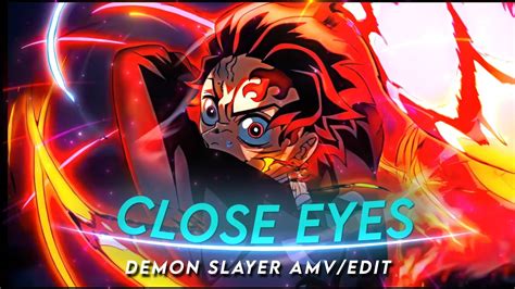 Close Eyes Tanjiro Demon Slayer Editamv Alight Motion 📱 Quick