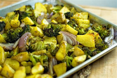 Roasted Broccoli And Potatoes The Kitchen Wife