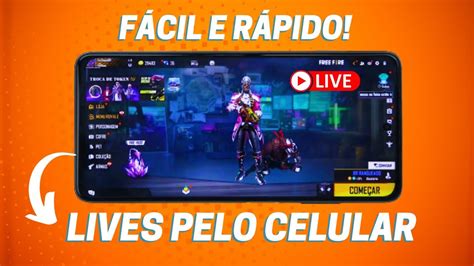 Como Fazer Live De Free Fire No Youtube Pelo Celular F Cil E R Pido