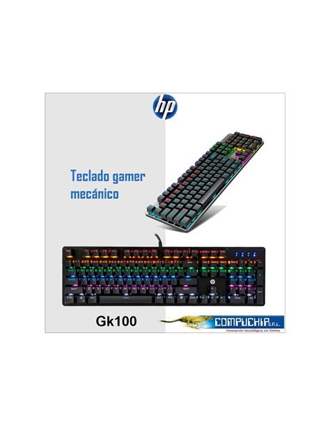 Teclado Mecanico Gamer Hp Black Gk