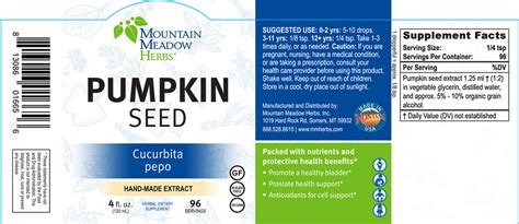 Pumpkin Seed Extract Herbal Remedies Antioxidants