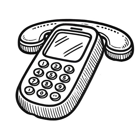 Omalovánky K Vytisknutí Telefon Omalovanekcz