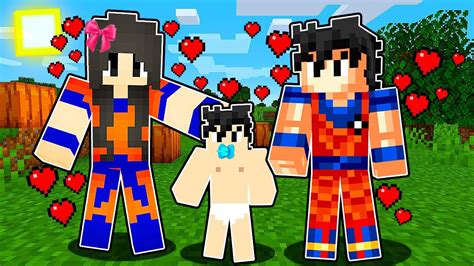 FAMÍLIA DO HEYDAVI NO MINECRAFT FAMÍLIA GOKU YouTube