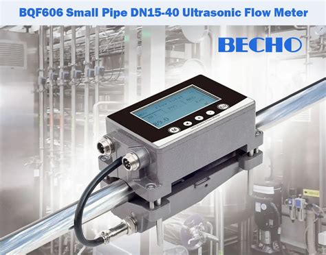 Small Pipe Rs485 Modbus Rtu Ultrasonic Water Transducer Flow Meter 1