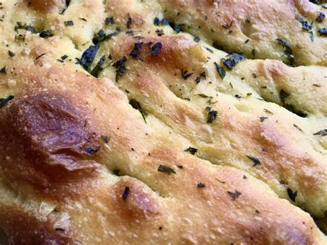 Garlic Herb Focaccia Recipe From Eat • Make • Bake