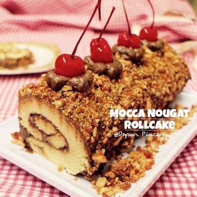 Resep Mocca Nougat Roll Cake Oleh Rindaags Cookpad