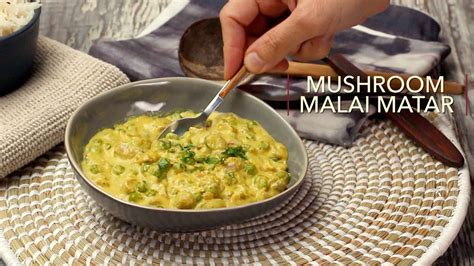 Mushroom Malai Matar Recipe Make Perfect Matar Malai Mushroom At Home