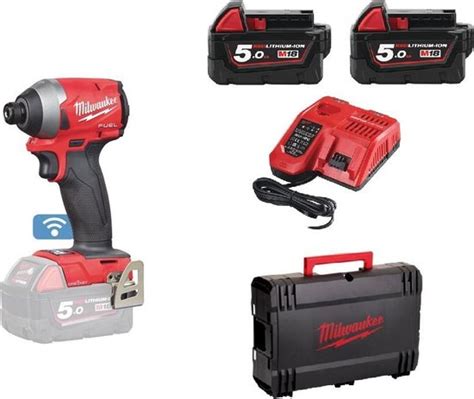 Milwaukee M18 Oneid2 502x 18v Li Ion Accu Slagschroevendraaier Set 2x 50ah Accu In Bol