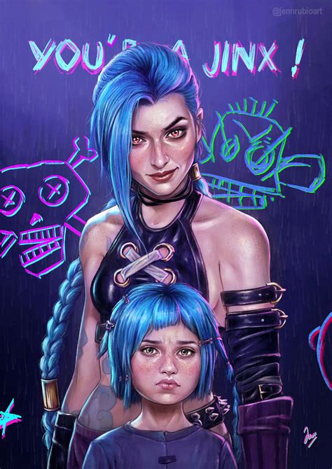 Artstation Jinx Powder From Arcane Portrait