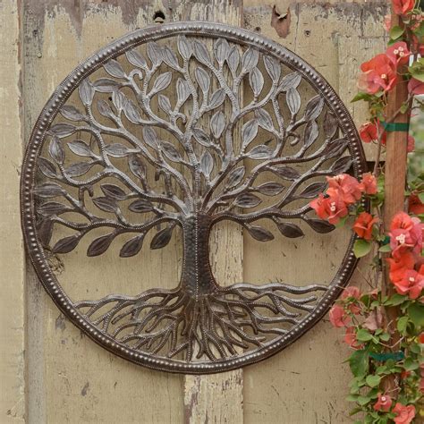 Organic Tree Of Life Wall Art Farm House Rustic Haitian Etsy Wall