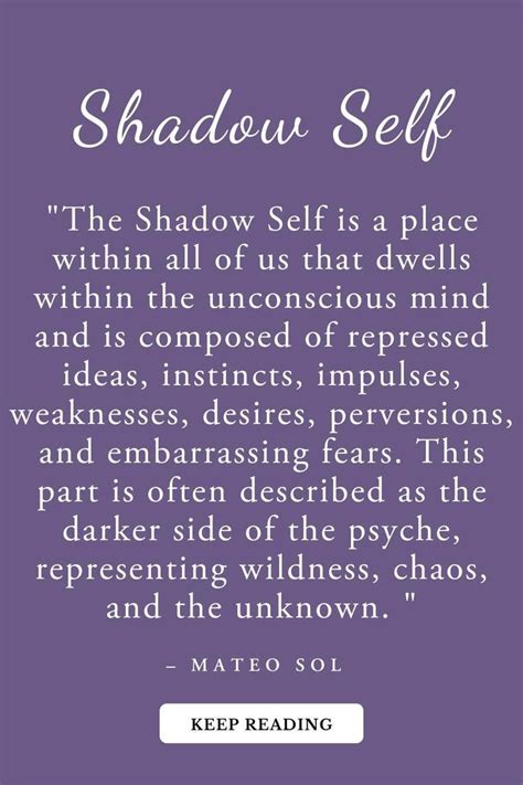 Shadow Self Types How To Embrace Your Dark Side Shadow Work