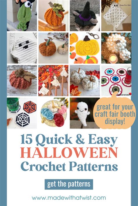 15 Halloween Crochet Patterns Quick Easy Made With A Twist