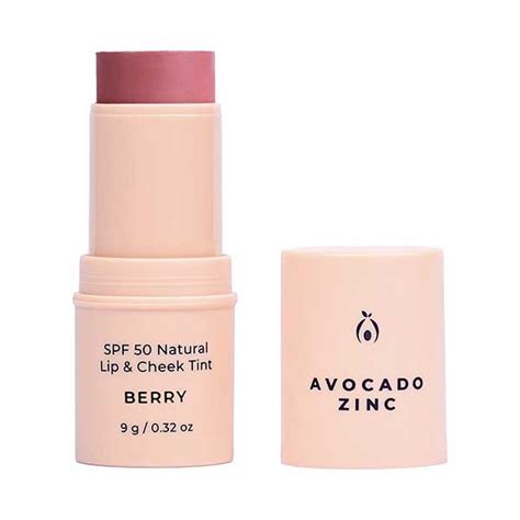 Buy Organic Avocado Zinc Natural Lip And Cheek Tint Berry 9g Online