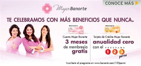 Promoción Tarjeta De Crédito Mujer Banorte Mx