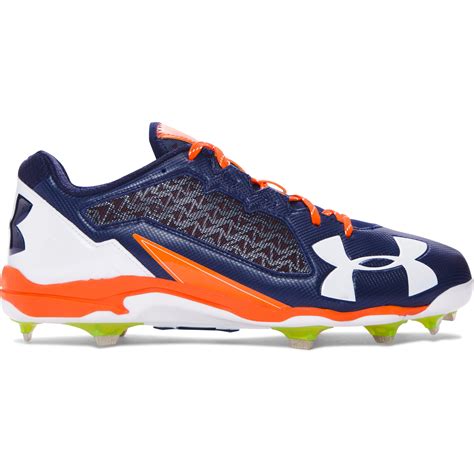 Under Armour Men's Ua Deception Low Diamondtips Baseball Cleats in Blue ...