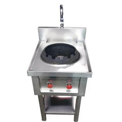 Lpg Single Burner Chinese Cooking Range For Commercial Kitchen At Rs