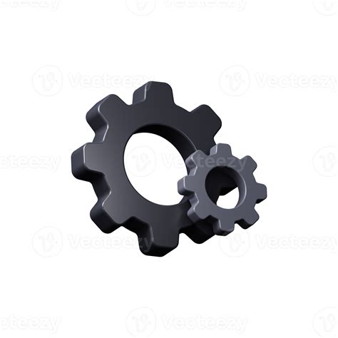 Settings Icon Gear 3d Render 10286676 Png