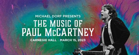 Paul McCartney Star-Studded Tribute Concert Coming to Carnegie Hall ...