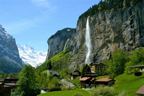 Lauterbrunnen Switzerland A Little Town Outside Of Interlaken