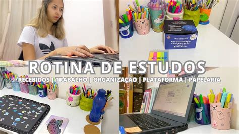 Rotina De Estudos Organiza O E Comprinhas Retomando A Rotina