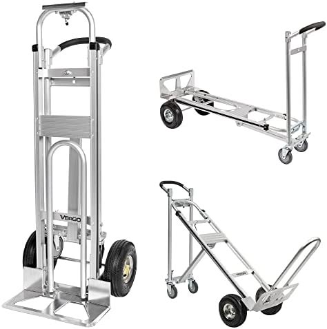 Milwaukee 30019 800 Pound Capacity D Handle Hand Truck With 10 Inch