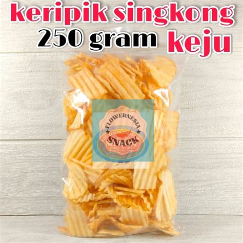 Jual Keripik Singkong Keju Bakar Kiloan Merk Tes Gram Shopee