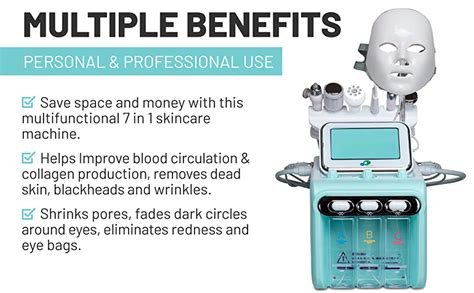 Aravli 7 In 1 HydraFacial Machine Face Care Hydrogen Oxygen Machine