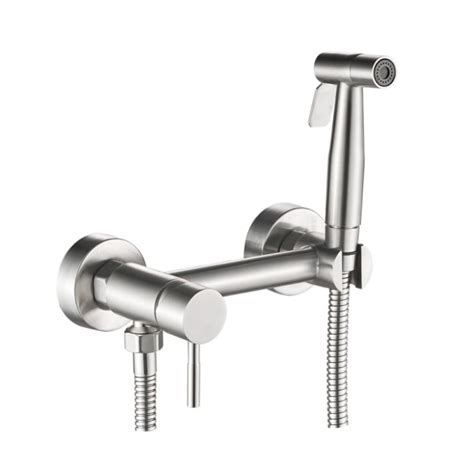 Гигиенический душ со смесителем Haiba HB5520, сталь купить по цене 3 ...