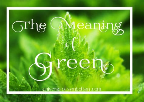 Green Color Meaning & Symbolism | Spiritual Meaning of Color Green