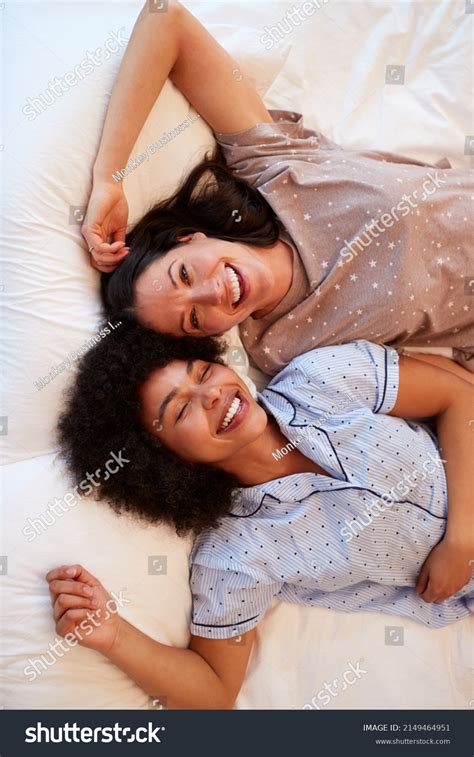 Overhead Portrait Loving Same Sex Female Stock Photo 2149464951 Shutterstock